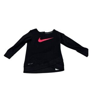 Nike Black & Pink Crewneck Sweatshirt